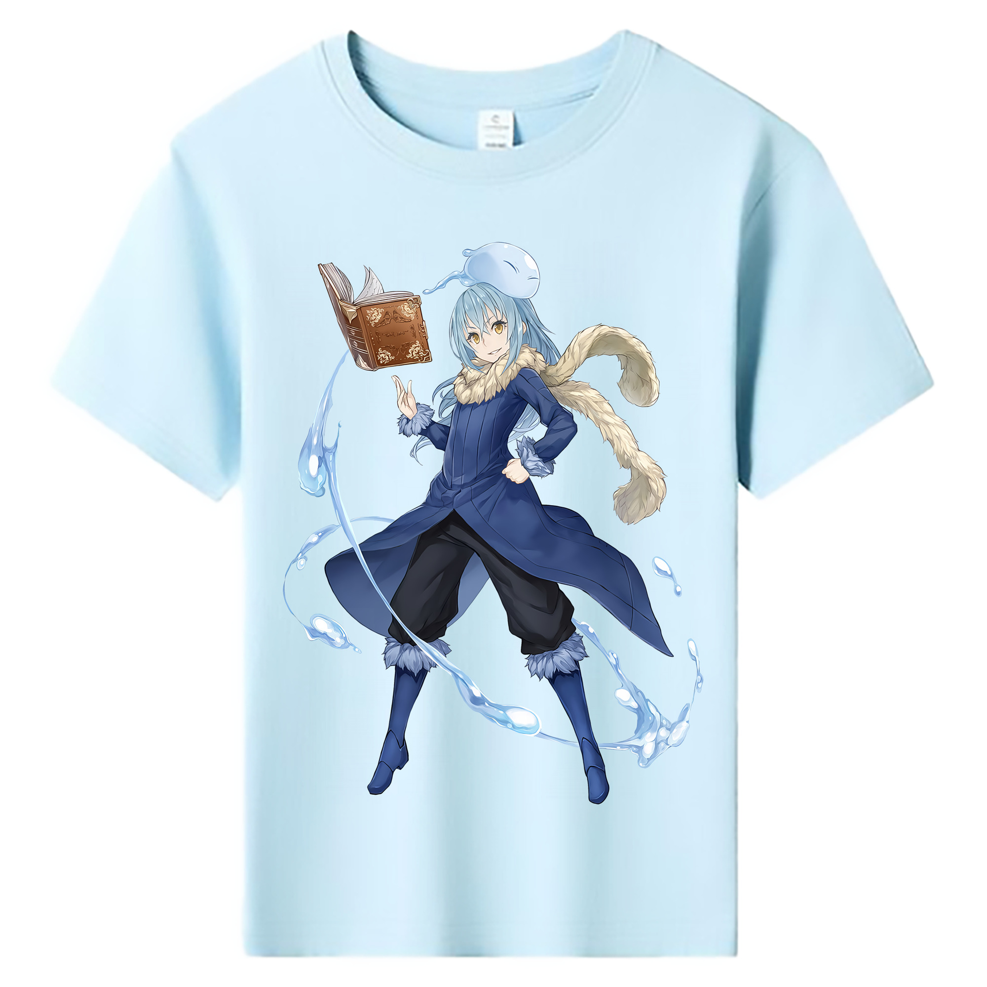 （画像用） 転スラ Regarding Reincarnated to Slime 綿100％キッズTシャツ（フロントプリント）